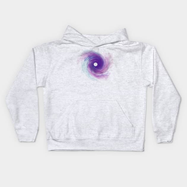 The galactic swirl Kids Hoodie by cfg_judas